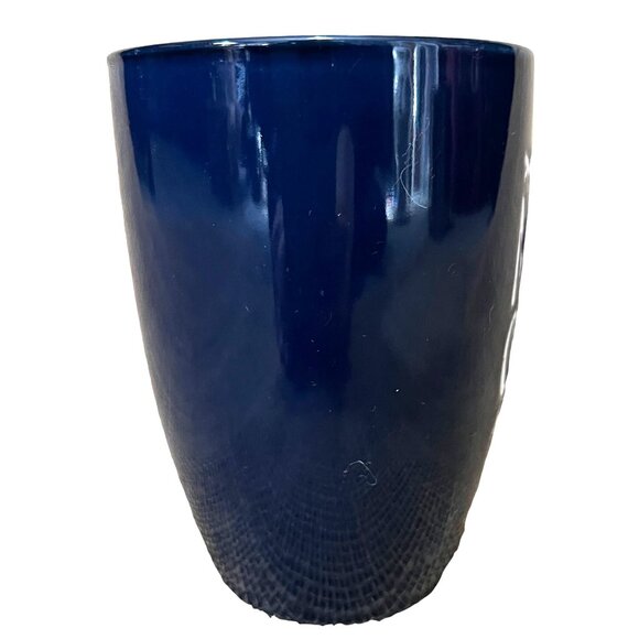 Merry Christmas Coffee Cup Navy Blue 10 fl oz Christmas Gift - Picture 6 of 7